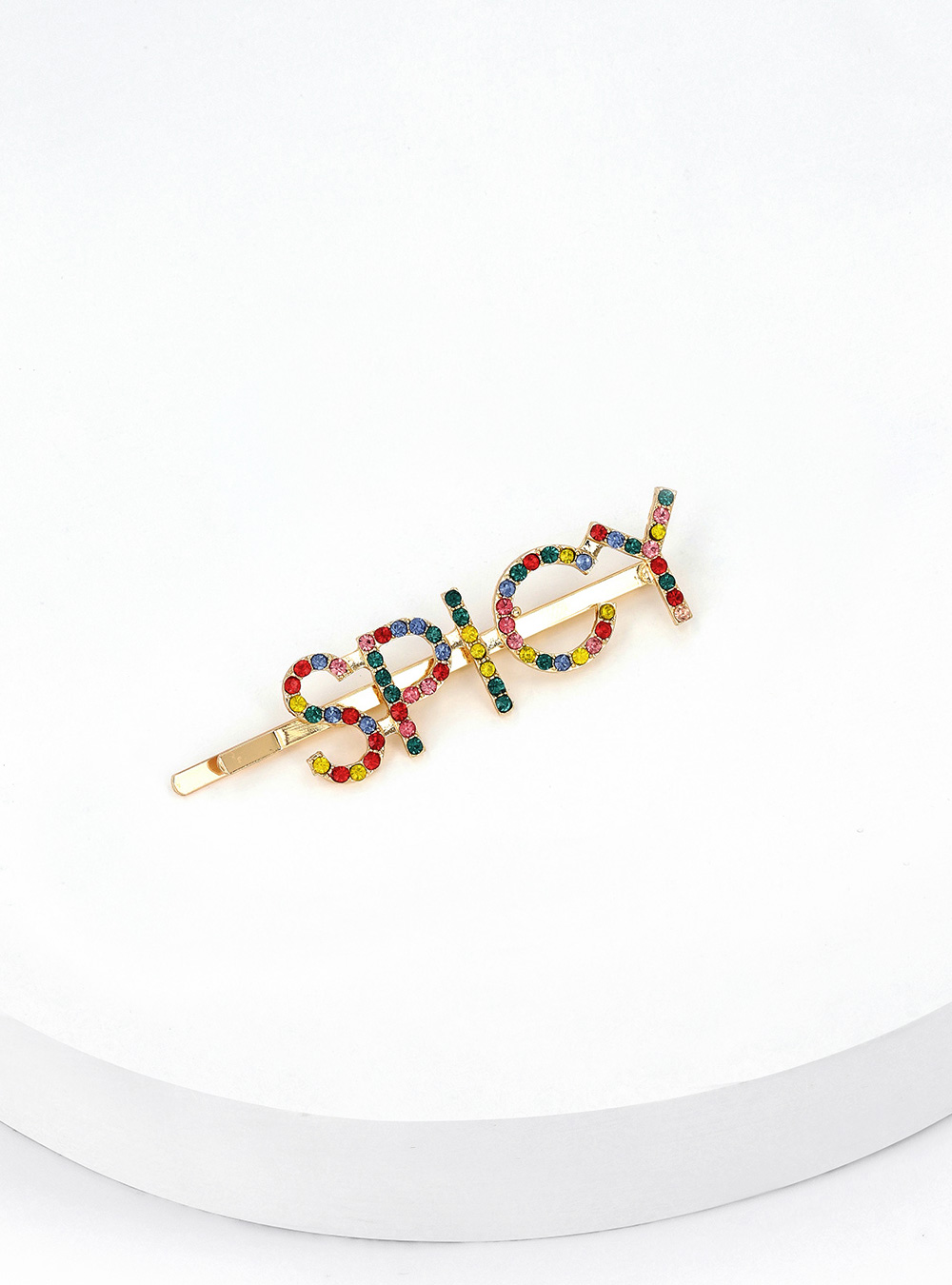 Hair Pin Spicy Circón Multicolor